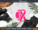 Pink Football Breast Cancer awareness October Month svg png
