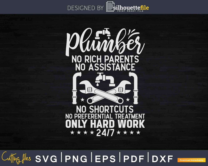 Pipe Fitter Plumbing Hard Work Plumber Svg Png Design File