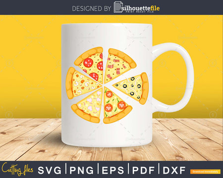 Pizza svg cricut craft cutting printable cut files