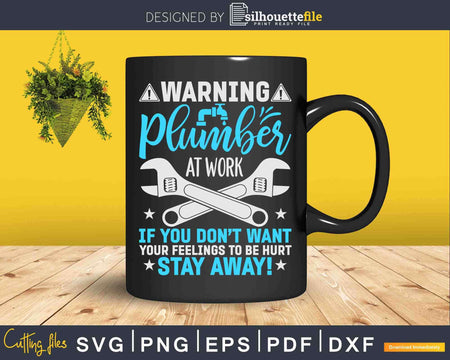 Plumber At Work Plumbing Pipe Fitter Svg Png Design File