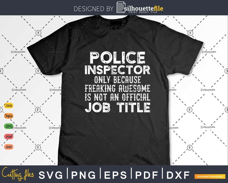 Police Inspector Battalion Gift