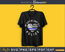 Police Wife Girlfriend Thin Blue Line Heart craft svg cut
