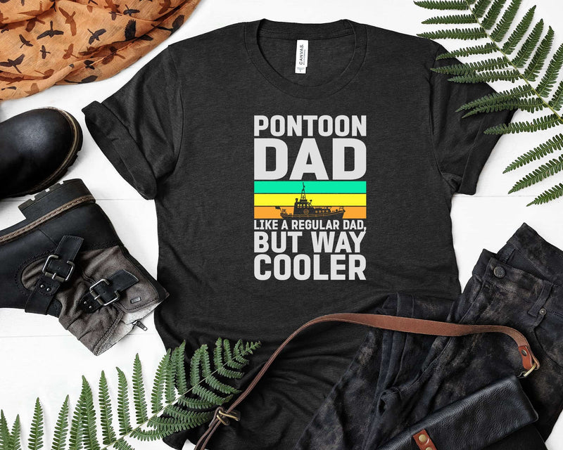 Pontoon Dad Boat Captain Funny Fathers Day Svg Png Digital