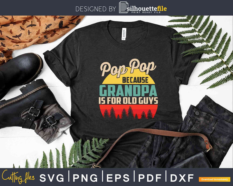 Pop-pop Definition Funny Because Grandpa Is For Old Guys