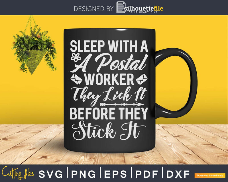 Post Office Mail Carrier Funny Postal Worker Svg Dxf Cut