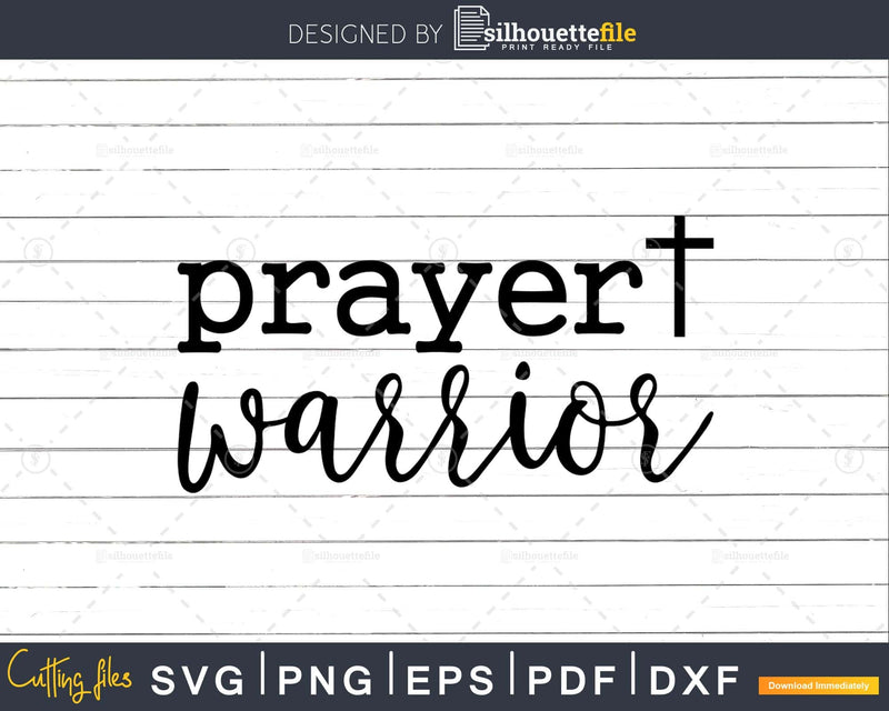 Prayer Warrior christian svg png shirts designs cricut