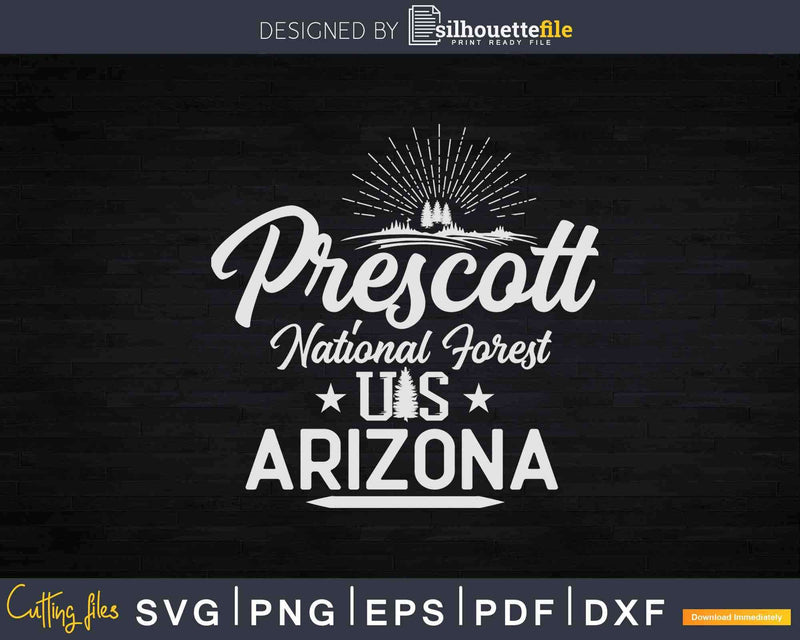 Prescott National Forest Arizona Svg Cricut Files