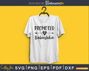 Promoted To Babushka SVG PNG digital cutting file