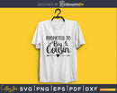Promoted To Big Cousin SVG Cricut print-ready file