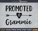 Promoted To Grammie SVG PNG cricut print-ready file