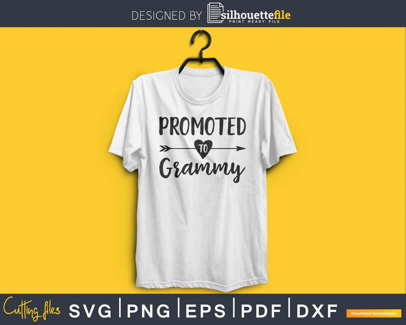 Promoted To Grammy SVG Png cricut file