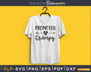 Promoted To Grampy SVG digital cutting printable file