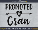 Promoted To Gran SVG PNG cutting printable file