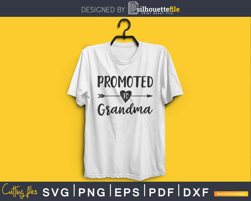 Promoted To Grandma SVG PNG cutting printable file