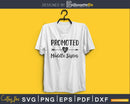 Promoted To Middle Sister SVG digital cricut printable file
