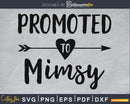 Promoted To Mimsy SVG PNG cricut print-ready file