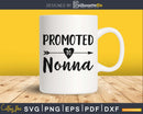 Promoted To Nonna SVG PNG Cutting printable file