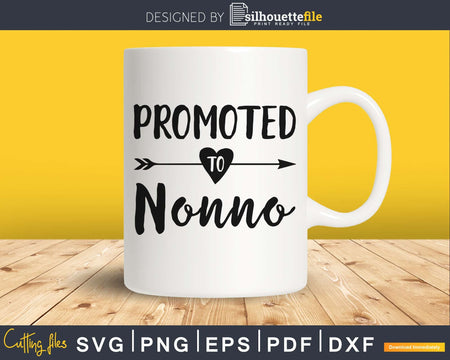 Promoted To Nonno SVG PNG cutting printable file