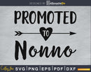 Promoted To Nonno SVG PNG cutting printable file