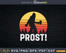 Prost Bigfoot Craft Beer Brewer Sasquatch Oktoberfest Svg