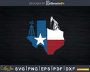 Proud American Oil Worker Oilfield Man Workers Texas Svg