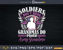 Proud Army Grandma Soldiers Don’t Brag Svg T-shirt Designs