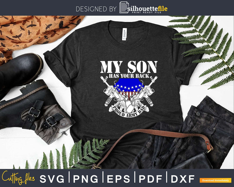 Proud Army Veteran Military Dad Svg Png Dxf Cricut Files