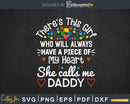 Proud Autism There’s This Girl Svg Png Cricut Digital Files