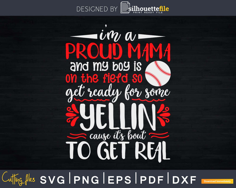 Baseball Mama Svg Baseball Mom Baseball Svg Funny Baseball 