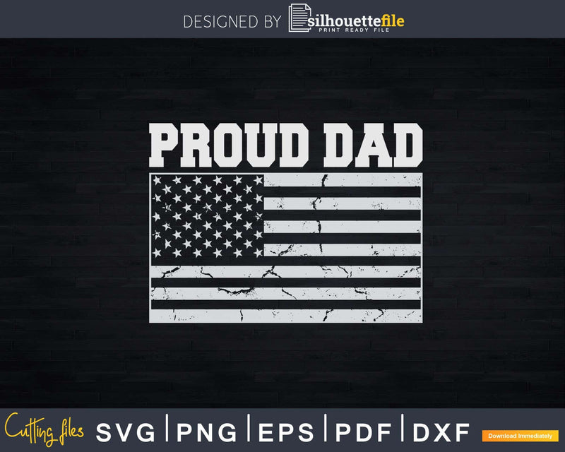 Proud Dad of Correctional Officer Svg Dxf Cut Files