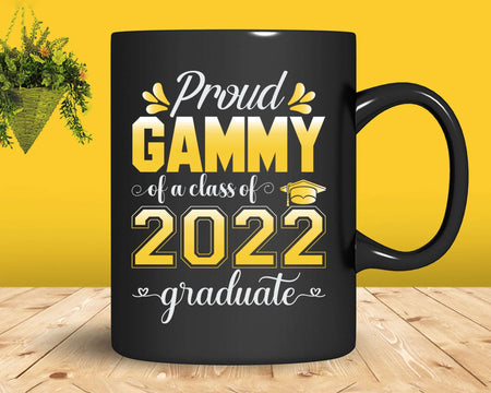 Proud Gammy of a Class 2022 Graduate Funny Senior Svg Png