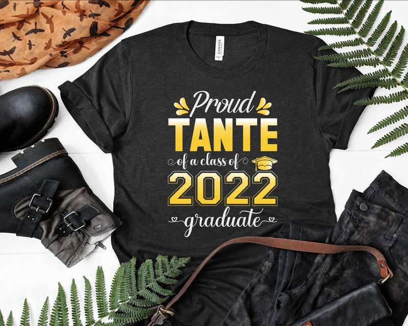 Proud Tante of a Class 2022 Graduate Funny Senior Svg Png