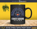 Proud US Coast Guard Military Pride Svg Cricut Cut Files