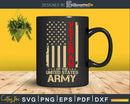 Proud Veteran Of The United States US Army Svg T-shirt