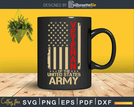 Proud Veteran Of The United States US Army Svg T-shirt