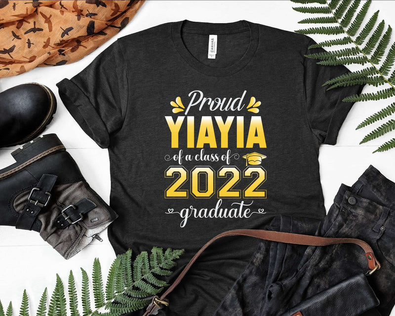 Proud Yiayia of a Class 2022 Graduate Funny Senior Svg Png