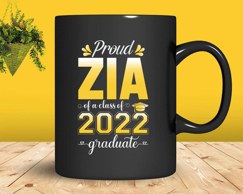 Proud Zia of a Class 2022 Graduate Funny Senior Svg Png