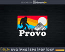 Provo Utah Bigfoot Mountains svg designs cut files