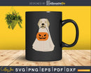 Pumpkin Ghost dog Halloween digital svg craft cutting files