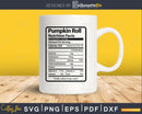 Pumpkin Roll Nutrition Facts Funny Thanksgiving Christmas