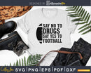 Red Ribbon Week Kids Youth Say No Yes to Football svg png