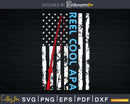 Reel cool Apa Fishing American Flag T-shirt Design Svg Cut