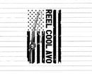 Reel Cool Avo Fishing American Flag Png Svg Cut Files