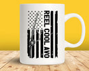 Reel Cool Avo Fishing American Flag Png Svg Cut Files