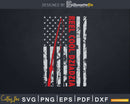 Reel Cool Dziadzia Fishing American Flag Svg Dxf Cricut