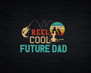 Reel Cool Future Dad Retro Fishing Png Svg T-shirt Design