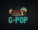 Reel Cool G-Pop Retro Fishing Png Svg T-shirt Design