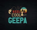 Reel Cool Geepa Retro Fishing Png Svg T-shirt Design