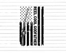 Reel Cool Godfather Fishing American Flag Png Svg Cut Files