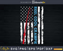 Reel cool Grampie Fishing American Flag T-shirt Design Svg